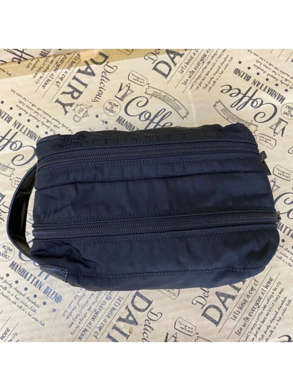 Gucci Handbag Pouch Clutch Nylon Black Business Travel - Picture 5 of 15